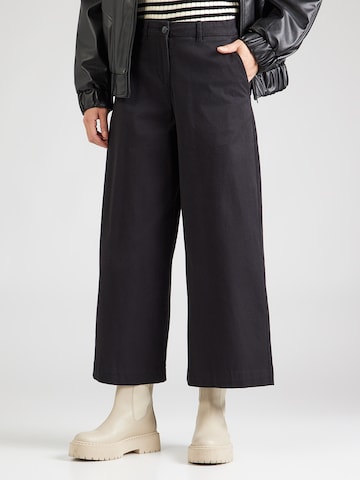 VERO MODA Wide leg Pants 'AWVAna' in Black: front