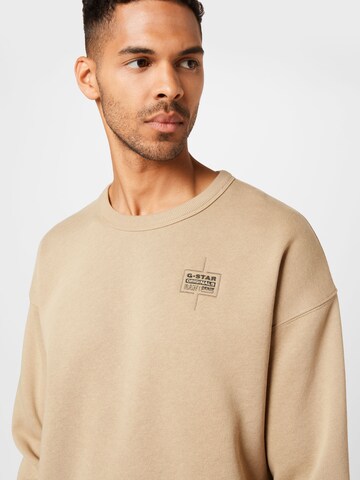 G-Star RAW Sweatshirt i beige