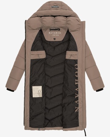 NAVAHOO Winter coat 'Sahnekatzii XIV' in Brown