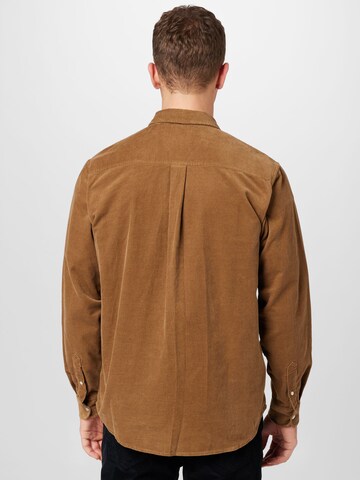 Carhartt WIP Regular Fit Hemd 'Madison' in Braun