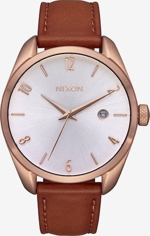 Nixon Analog Watch in Brown: front