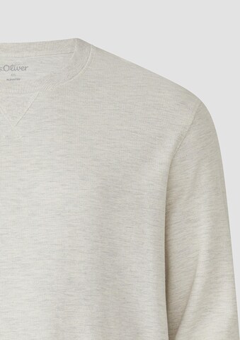 s.Oliver Sweatshirt in Beige