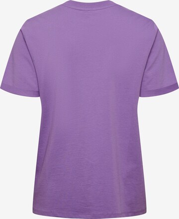 PIECES - Camisa 'RIA' em roxo