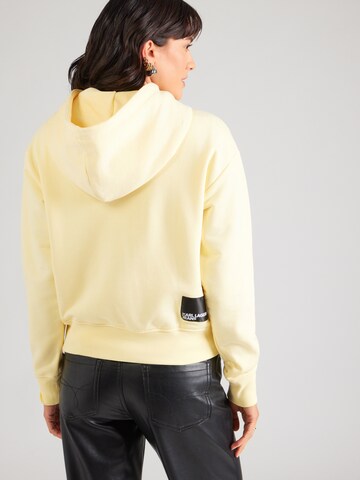 Felpa di KARL LAGERFELD JEANS in giallo