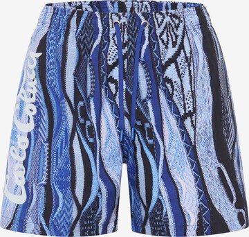 Carlo Colucci Broek in Blauw: voorkant