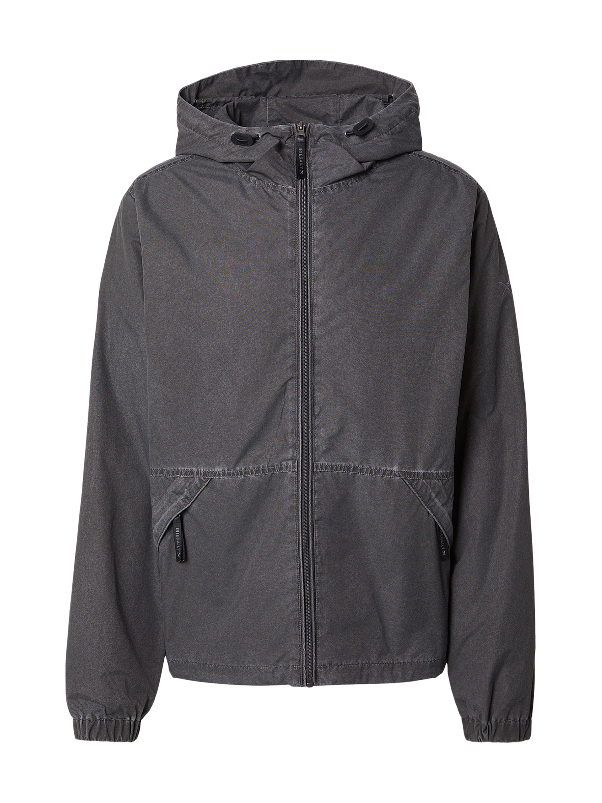 Iriedaily - Chaqueta de entretiempo 'Ghostmode' en negro: frente