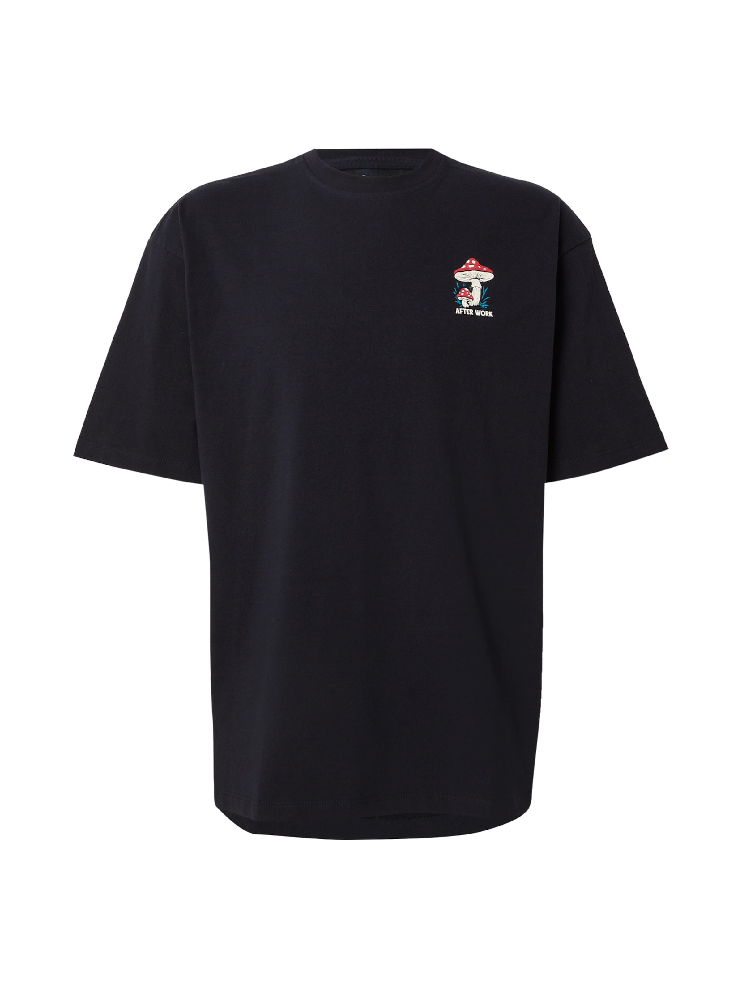Kaotiko Μπλουζάκι 'AFTER WORK' σε μαύρο: μπροστά