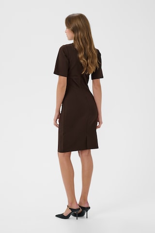 SAINT TROPEZ Jurk 'Genny' in Bruin