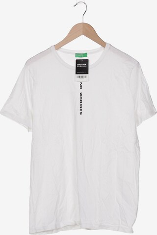 UNITED COLORS OF BENETTON T-Shirt M in Weiß: predná strana