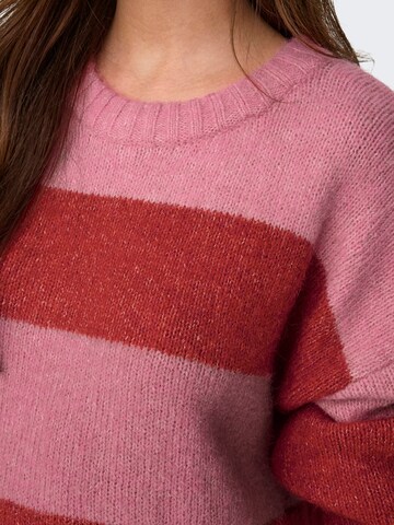 ONLY Pullover 'ONLFILONE' i pink