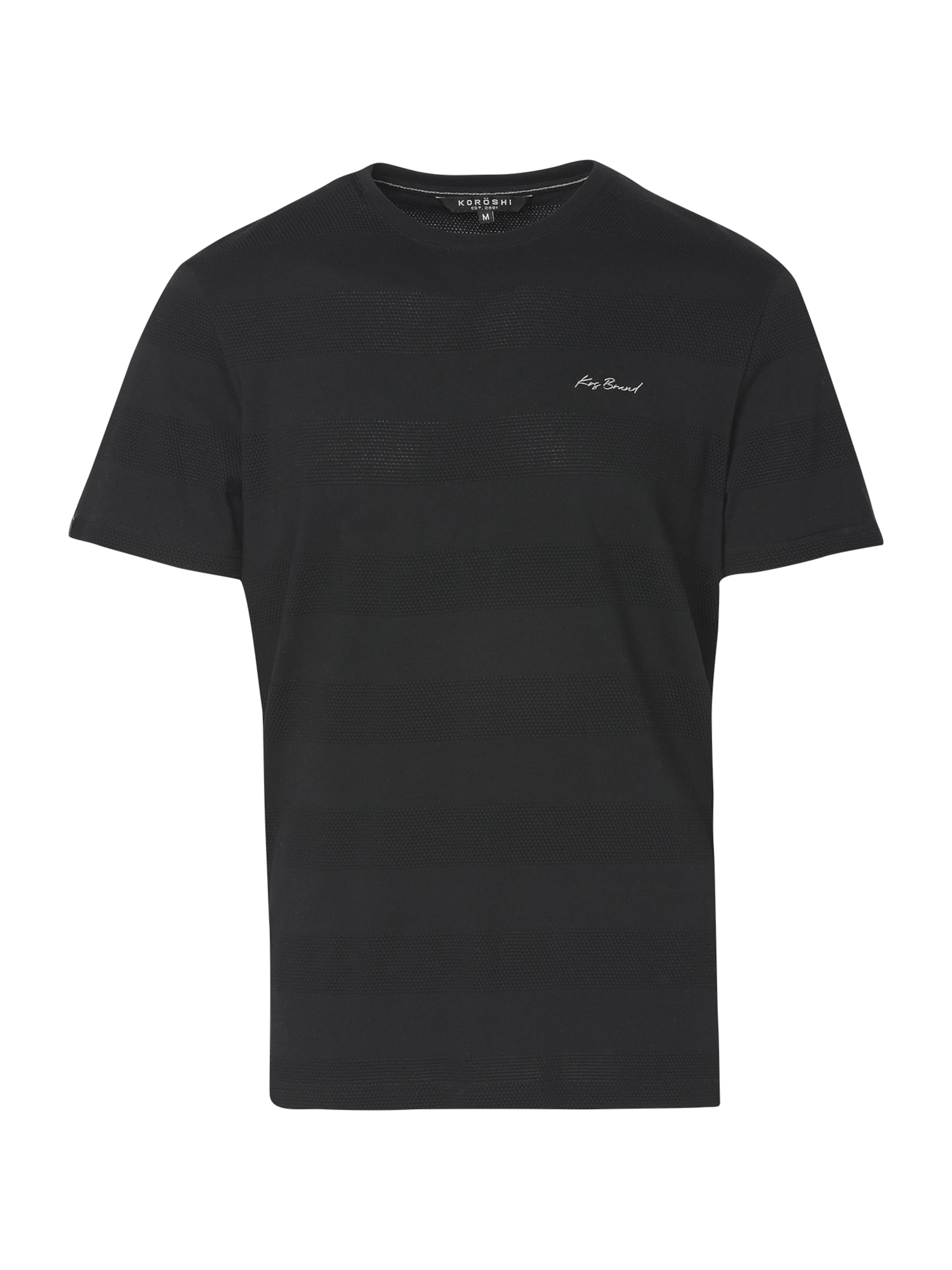 KOROSHI T-Shirt in Schwarz: Vorderseite