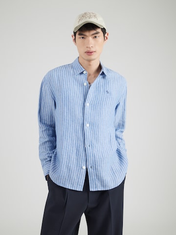 Abercrombie & Fitch Regular fit Skjorta 'FEB4' i blå: framsida