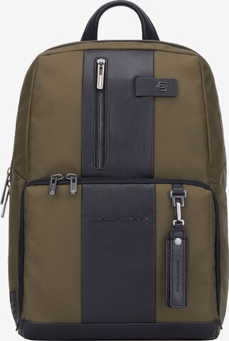 Piquadro Backpack in Green: front