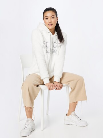 Soccx Sweatshirt 'Into The Blue' in Weiß