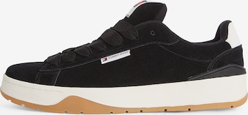 Baskets basses Tommy Jeans en noir : devant