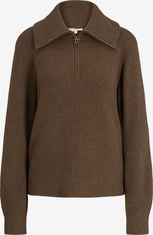 TOM TAILOR Sweater in Brown: front