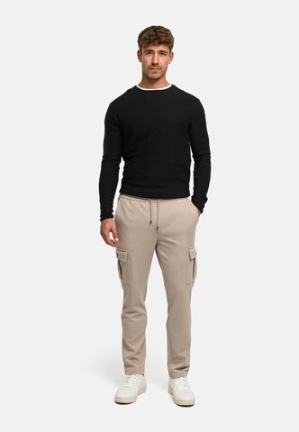 INDICODE JEANS Regular Cargo trousers 'INNezzo' in Beige