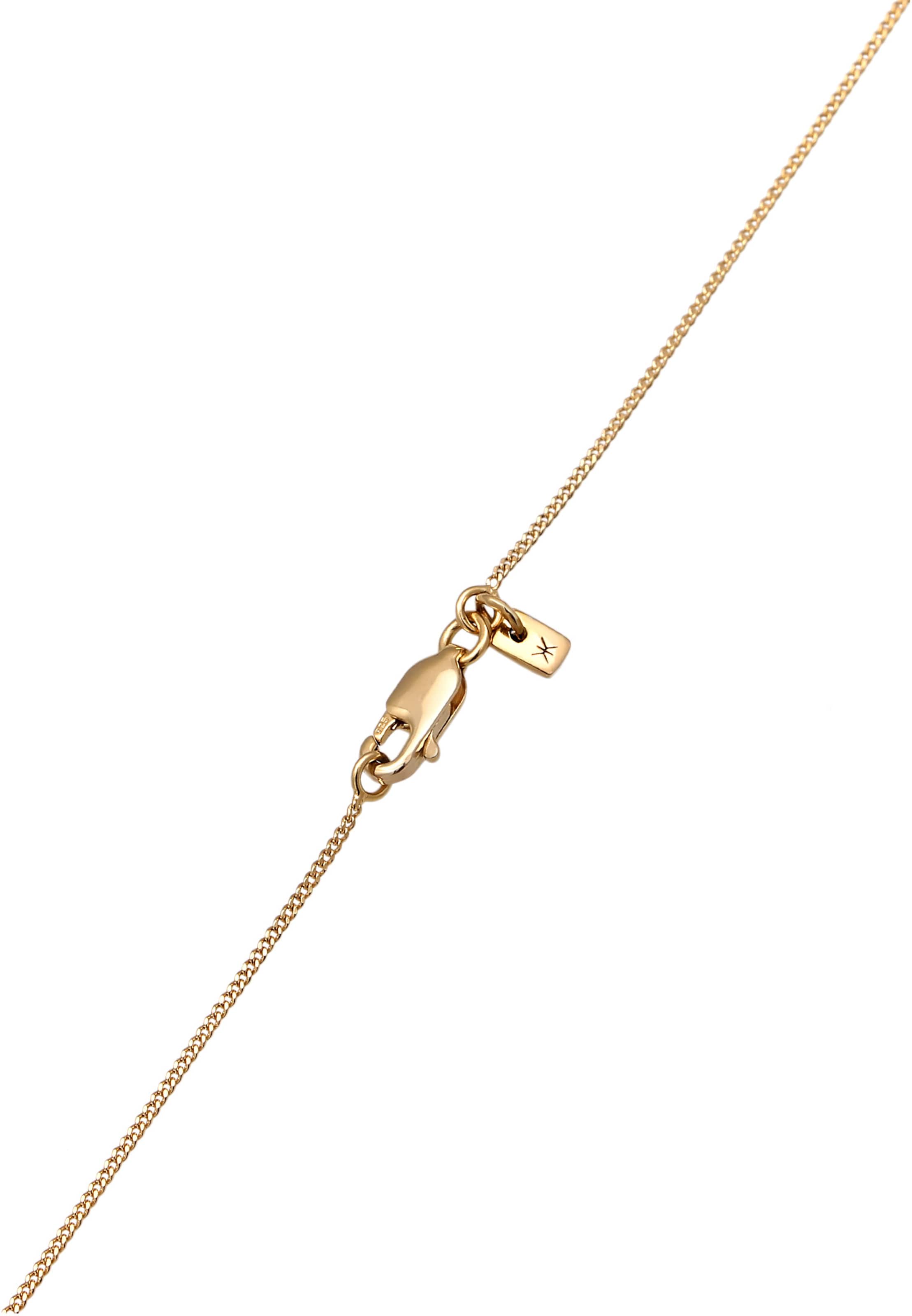 KUZZOI Halskette 'Plättchen' in Gold