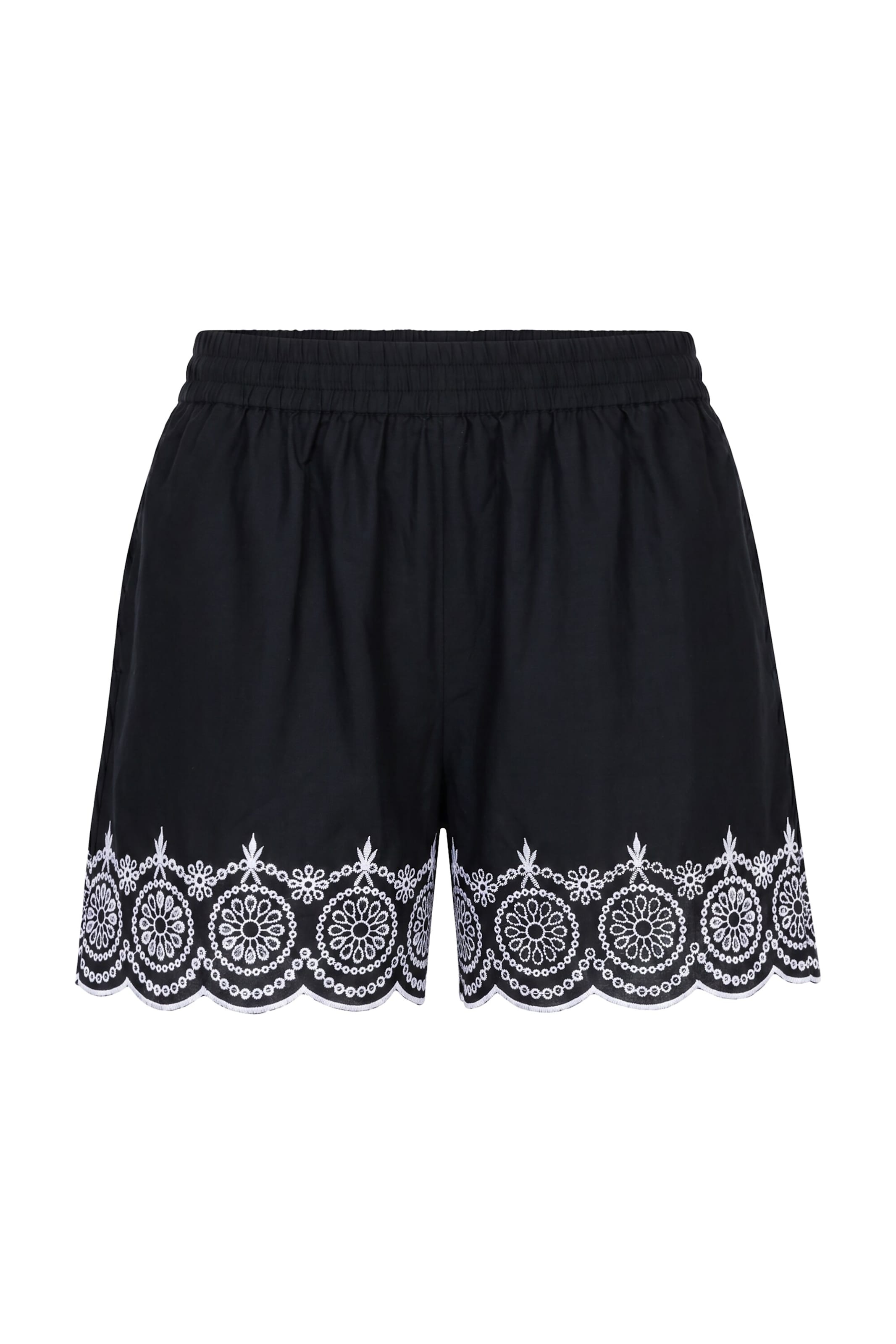 Studio Untold Regular Hose in Schwarz: Vorderseite