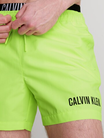 Calvin Klein Swimwear Board Shorts in Green