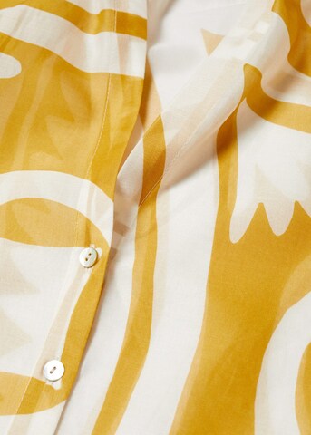 MANGO Blouse 'Oliva' in Yellow