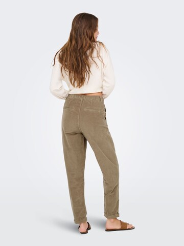 ONLY Regular Broek 'ONLFLORA' in Bruin