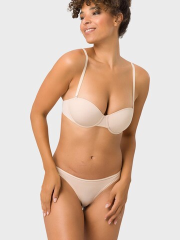 BeeDees String 'Hüftstring Stepy Soft String (5-er Pack) tief geschnitten'‌‌‌‌‌‌‌‌‌ in Beige