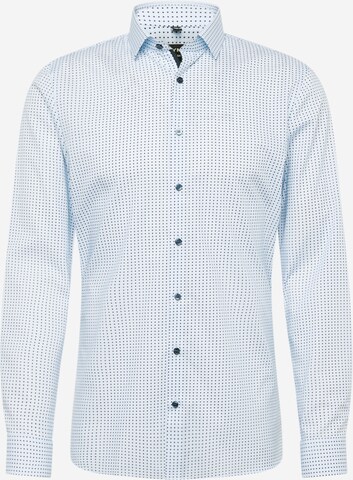 Coupe regular Chemise business OLYMP en bleu : devant