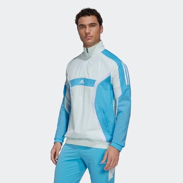 ADIDAS SPORTSWEAR Sportpullover 'Training Quarter-Zip Oberteil' in Weiß: Vorderseite