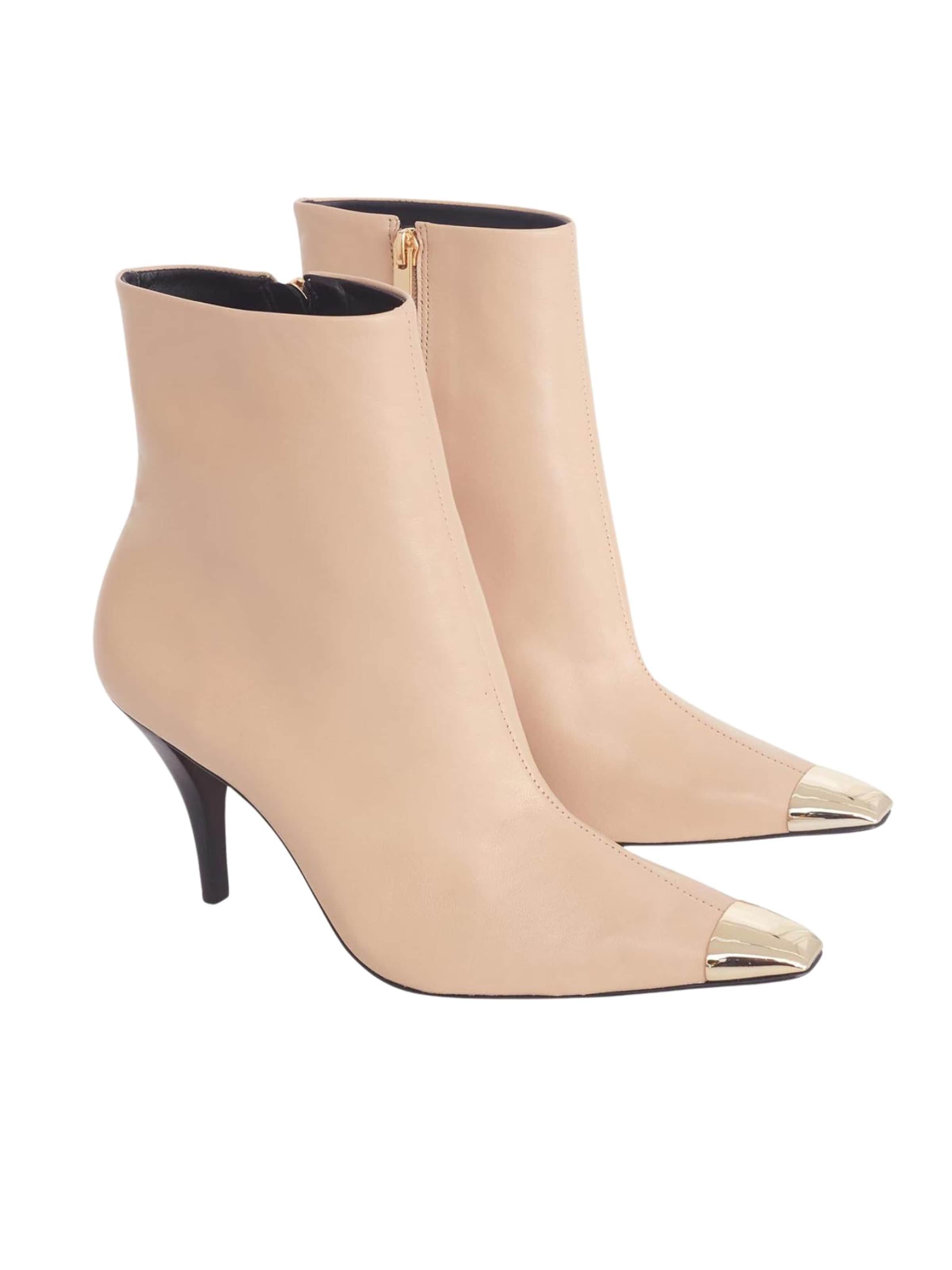 Mangara Atelier - Botas de tobillo 'Bottines Mangara' en beige