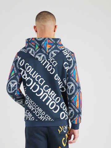 Carlo Colucci Sweatshirt in Blue: back