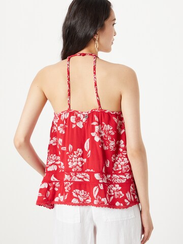 Superdry - Blusa em vermelho