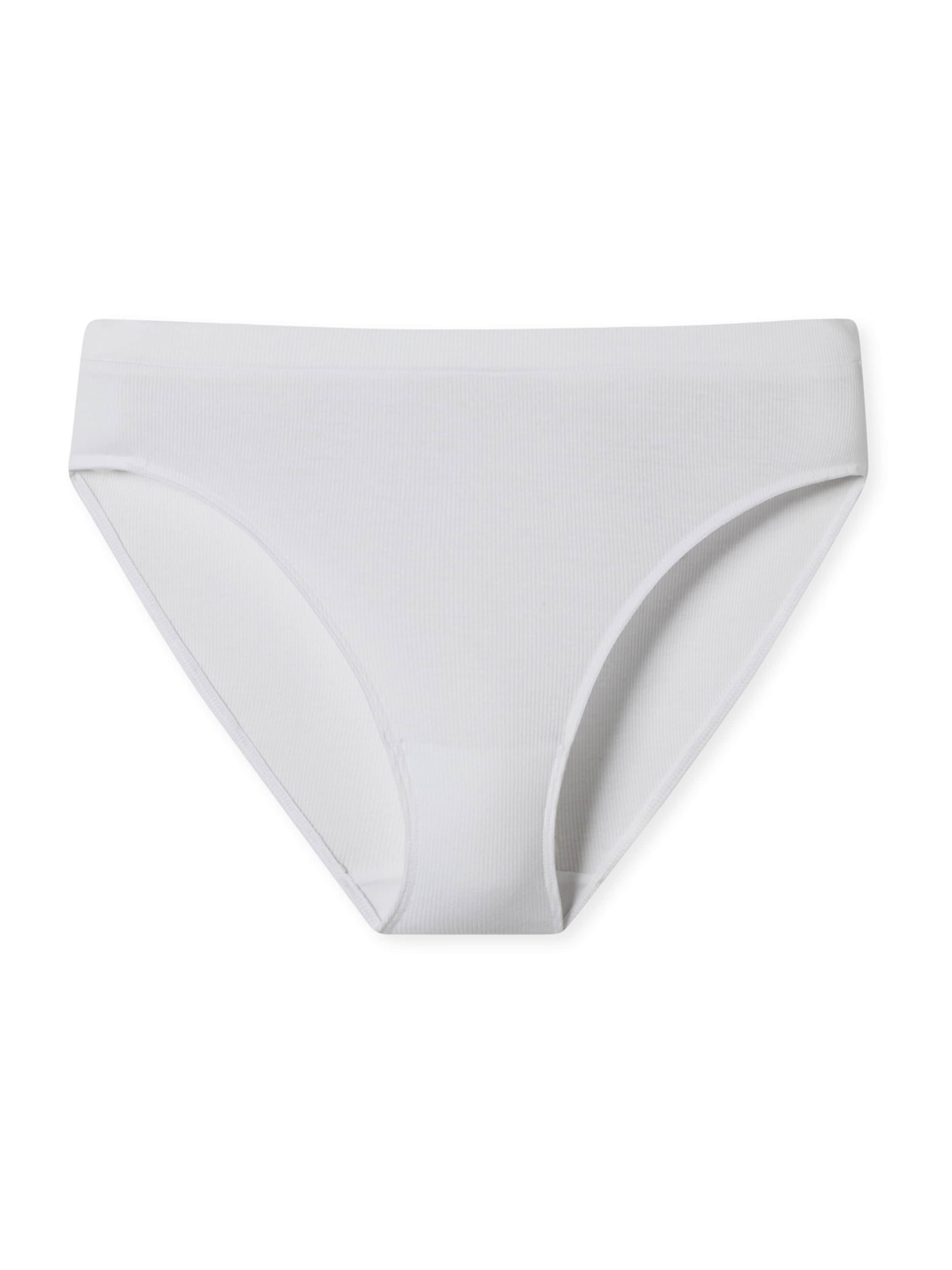 SCHIESSER Slip 'Pure Rib' in Wit: voorkant