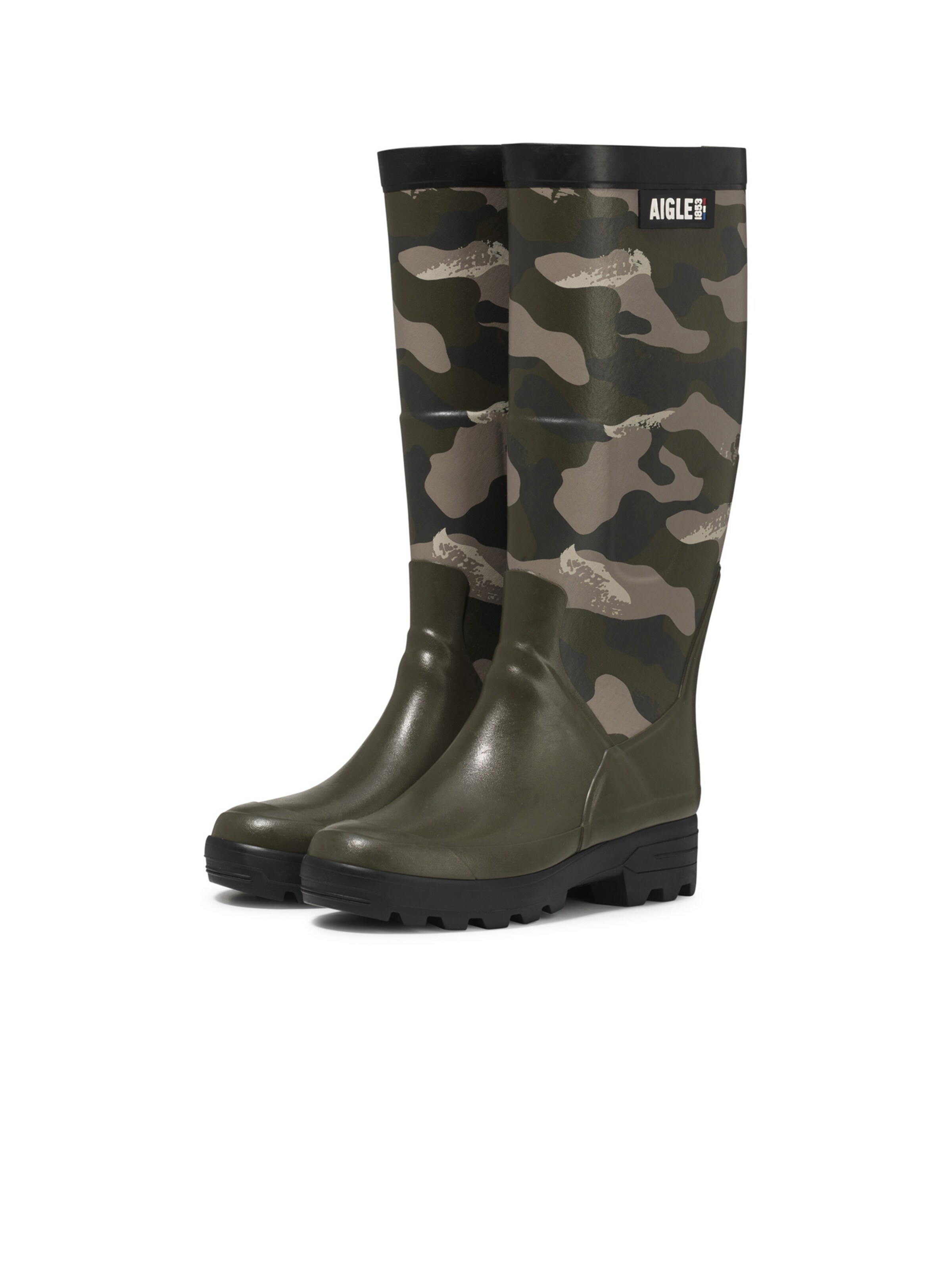 Bottes en caoutchouc 'Benyl' AIGLE en vert