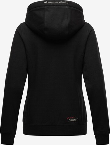 NAVAHOO Zip-Up Hoodie 'Engelshaar' in Black