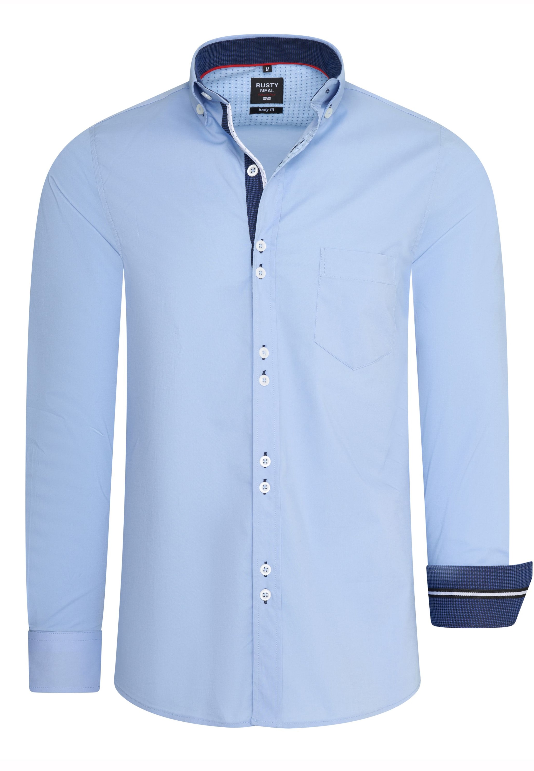 Chemise Rusty Neal en bleu : devant
