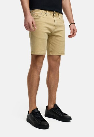 INDICODE JEANS Regular Jeans 'Symon' in Beige