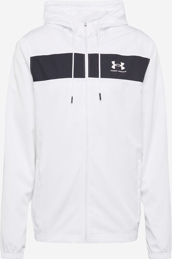 UNDER ARMOUR Trainingsjacke in schwarz / weiß, Produktansicht