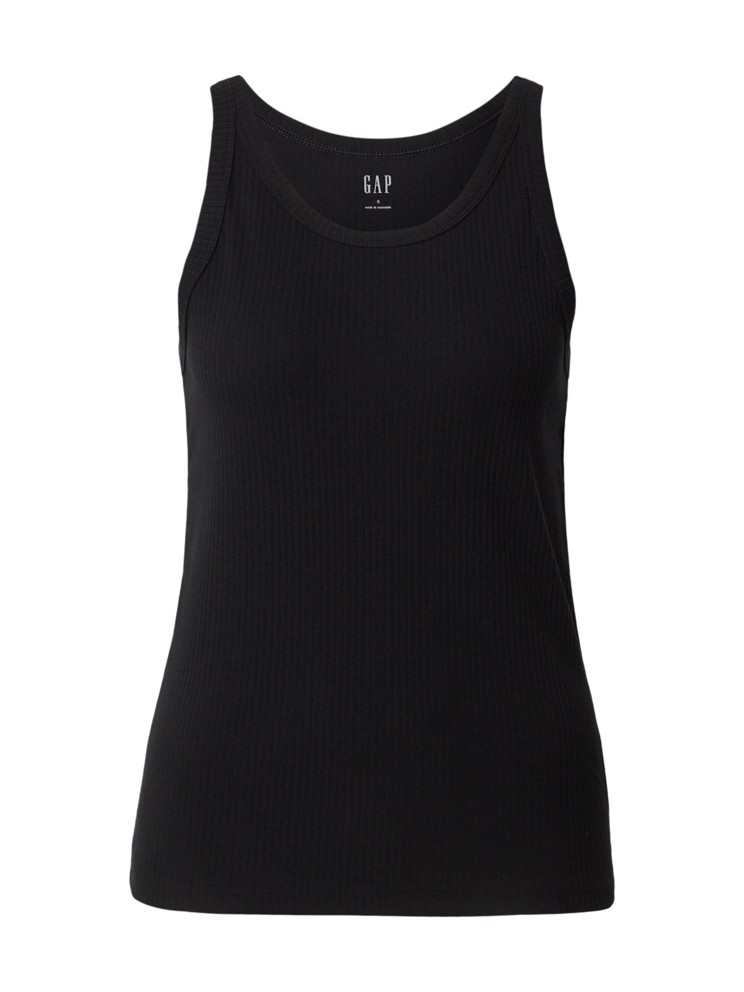 GAP Top in Schwarz: Vorderseite