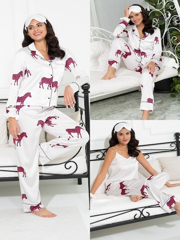 For You Moda Pyjama in Beige