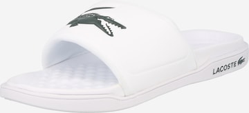 LACOSTE Beach & Pool Shoes 'Croco Dualiste 0722' in White: front