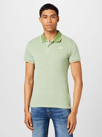 BLEND Shirt in Groen: voorkant