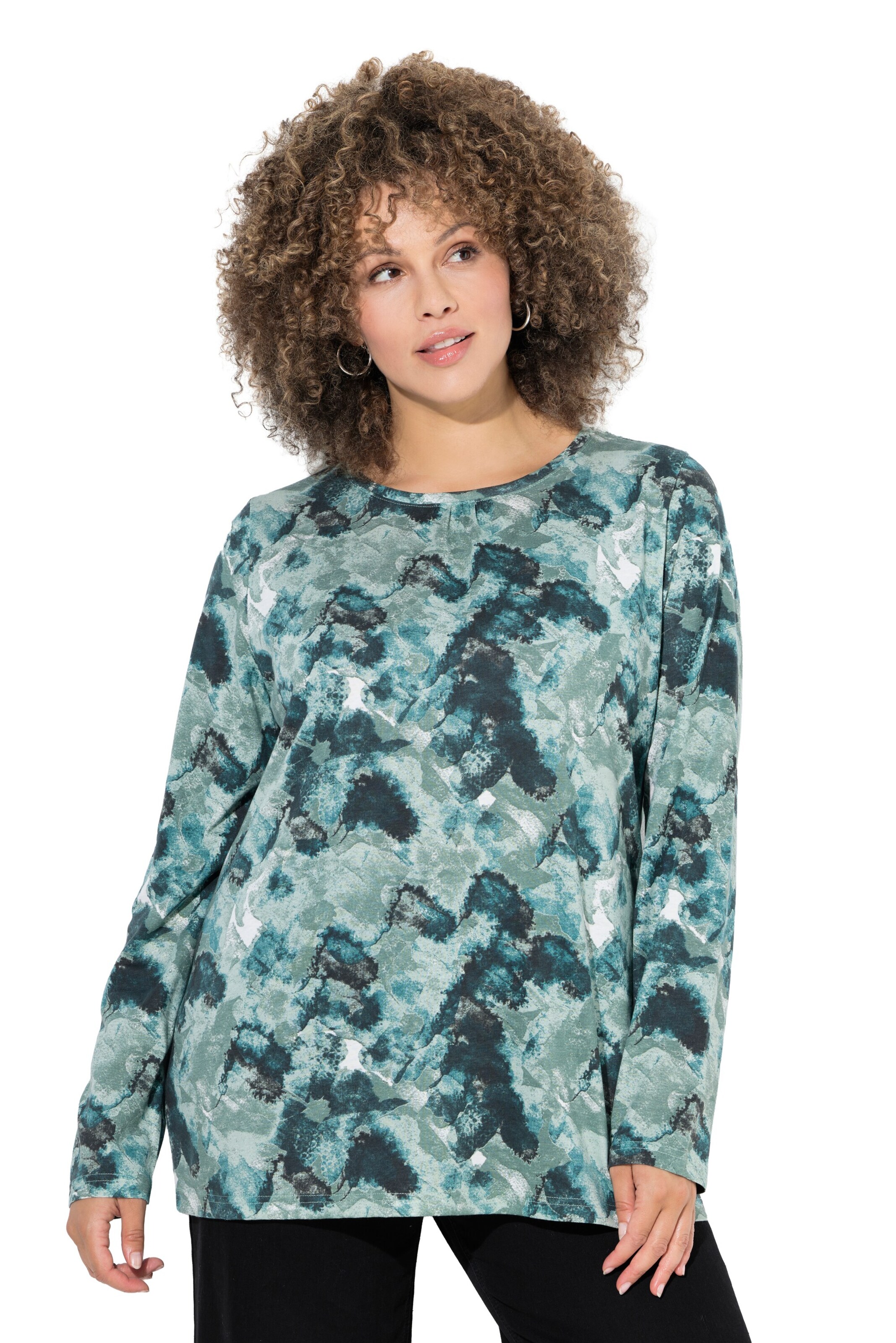 Ulla Popken Shirt in Green: front