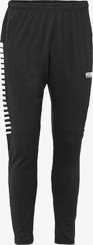 DERBYSTAR Slim fit Workout Pants in Black: front