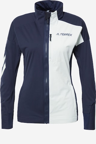 ADIDAS TERREX - Chaqueta deportiva 'Xperior Cross-Country Ski Soft Shell' en azul: frente