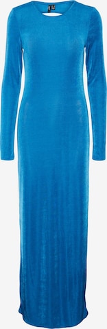 Vero Moda Collab Avondjurk 'Victoria' in Blauw: voorkant