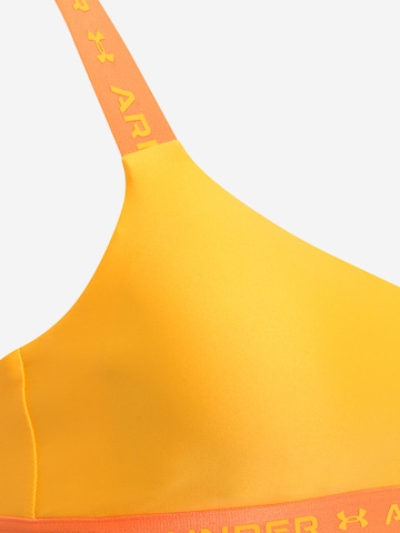 UNDER ARMOUR Bustier Sport-BH in Gelb