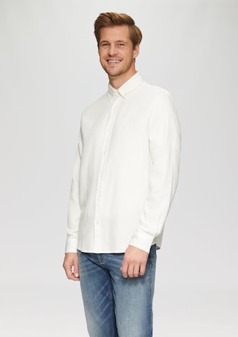 s.Oliver Regular fit Overhemd in Wit: voorkant