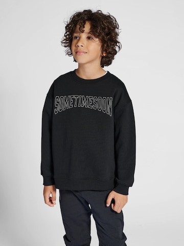 SOMETIME SOON Sweatshirt 'Winters' i svart: framsida
