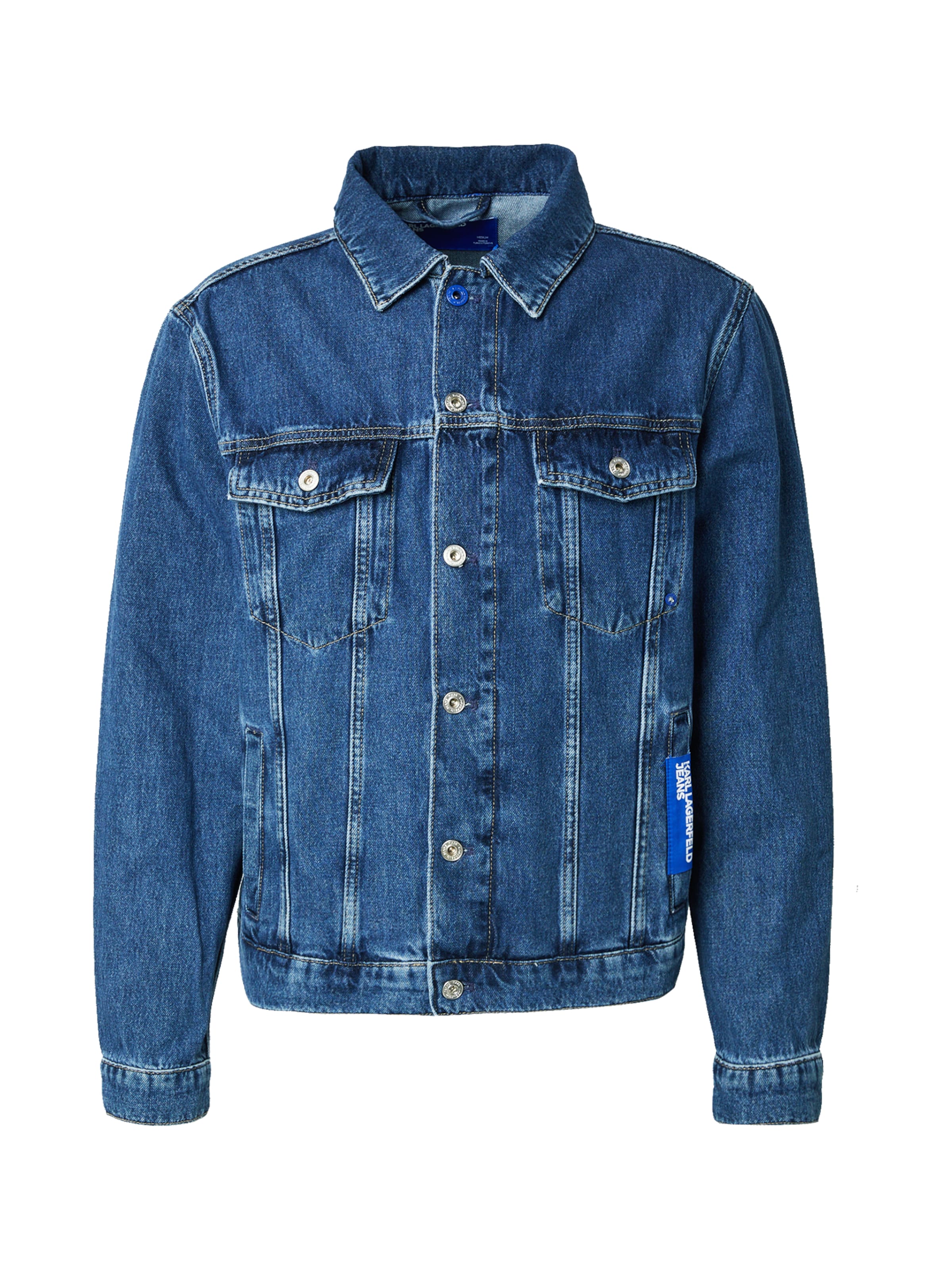 KARL LAGERFELD JEANS Átmeneti dzseki - kék: elől